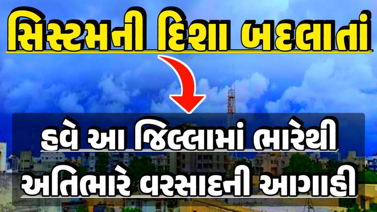 Rains Forecast System .Gujarat Rain Alert Gujarat Rain Forecast Whether News, વરસાદ આગાહી, અંબાલાલ પટેલ, પરેશ ગૌસ્વામી, હવામાનની આગાહી, Gujarat Rain forecast